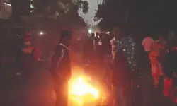 Violence erupts after 6-year-old dies in car crash