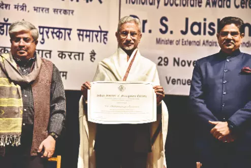 IIM Calcutta awards honorary doctorate to EAM Jaishankar IIM Calcutta awards honorary doctorate to EAM Jaishankar