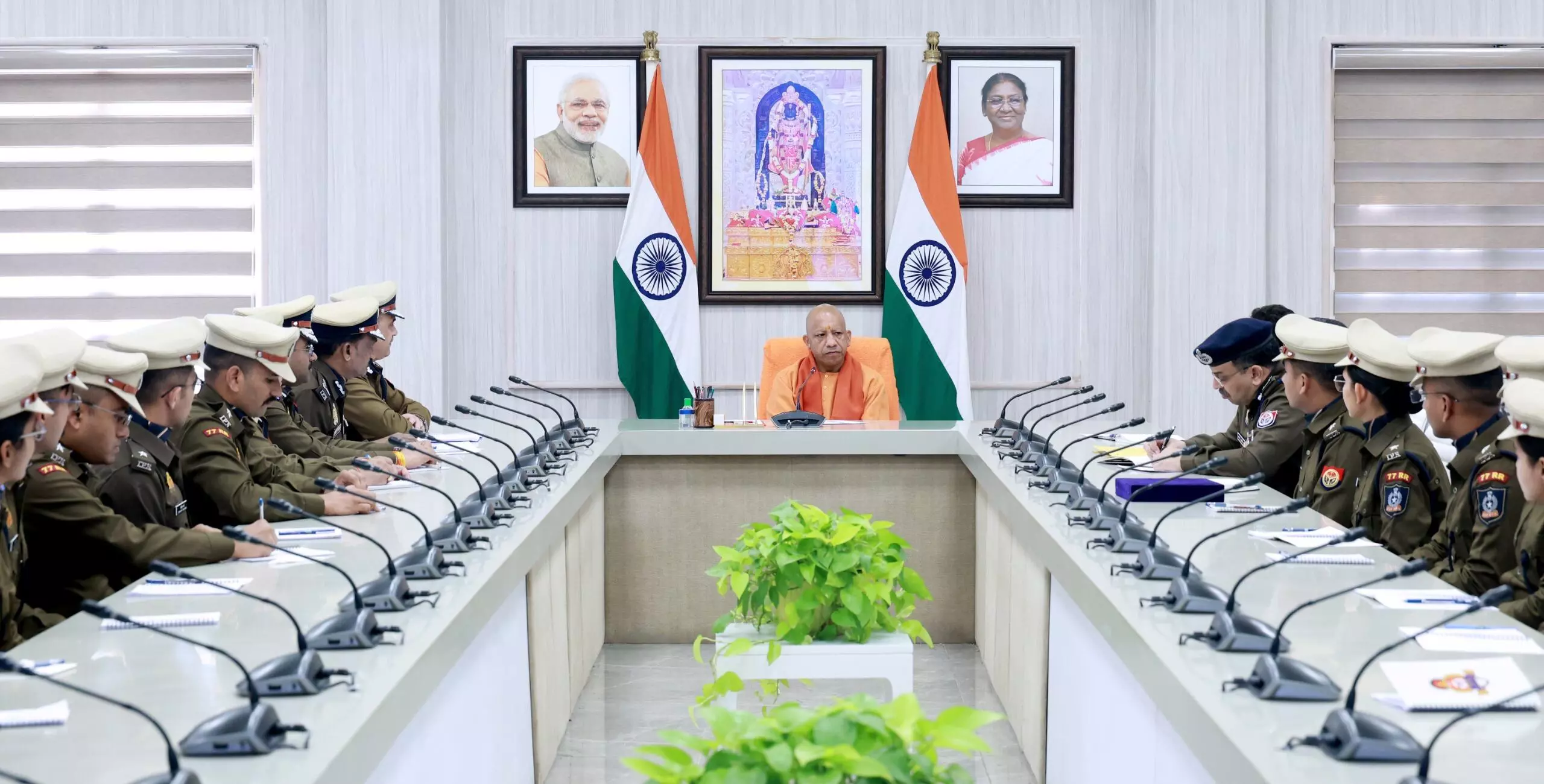 Communication, sensitivity, and positivity are essential qualities for effective policing: CM Yogi Adityanath Communication, sensitivity, and positivity are essential qualities for effective policing: CM Yogi Adityanath