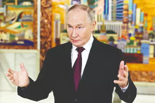 Russia’s Putin accuses Europeans of sabotaging peace efforts on Ukraine