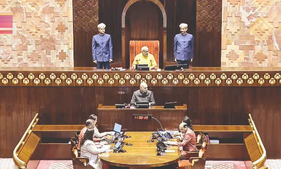 Raj Bhavans’ renaming row: Rajya Sabha witnesses heated exchange