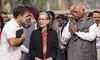 Rahul, Sonia Gandhi join INDIA bloc protest against labour codes at Parliament Rahul, Sonia Gandhi join INDIA bloc protest against labour codes at Parliament
