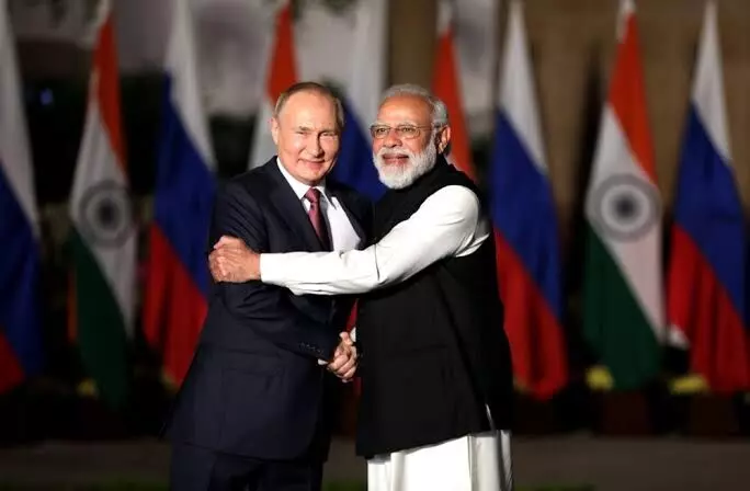 Putin to begin visit today with PM Modi’s private dinner; trade in focus Putin to begin visit today with PM Modi’s private dinner; trade in focus