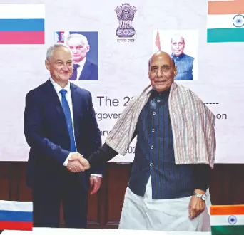 Russia reaffirms support for India’s push for self-reliance in defence sector Russia reaffirms support for India’s push for self-reliance in defence sector