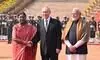 Russian President Putin accorded ceremonial welcome at Rashtrapati Bhavan