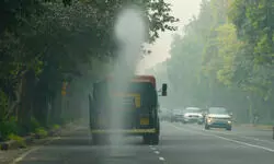 Delhi records very poor air; IMD predicts cold wave Delhi records very poor air; IMD predicts cold wave