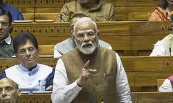 Nation was under Emergency when Vande Mataram completed 100 years: PM Modi in LS Nation was under Emergency when Vande Mataram completed 100 years: PM Modi in LS