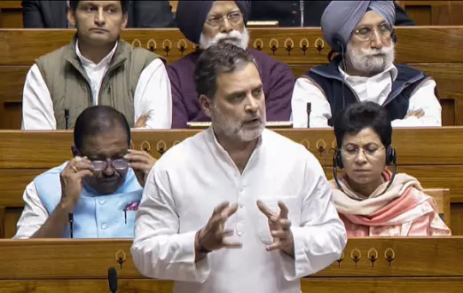 Vote chori biggest anti-national act, BJP indulging in it in collusion with EC: Rahul Vote chori biggest anti-national act, BJP indulging in it in collusion with EC: Rahul