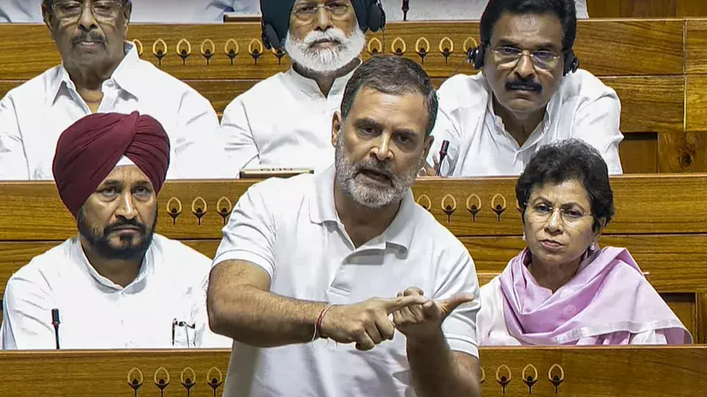 Appeared under pressure: Rahul takes dig at Shah over LS speech