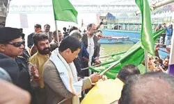 India’s first indigenous Hydrogen fuel cell vessel launched in Varanasi India’s first indigenous Hydrogen fuel cell vessel launched in Varanasi
