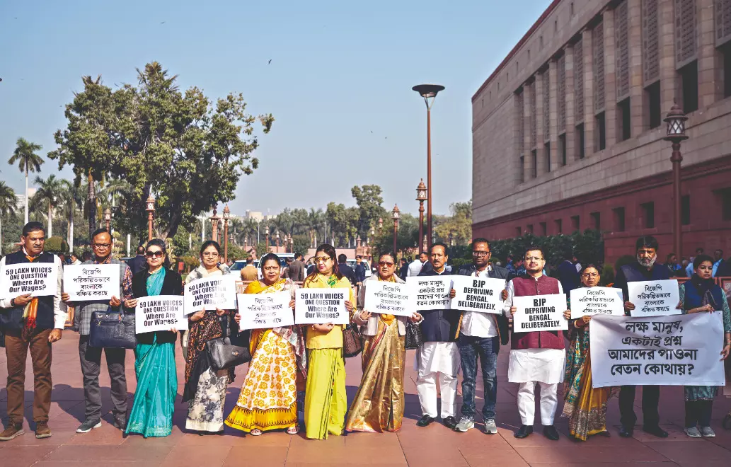 BJP trying to erase piece of India’s moral history: TMC on Centre’s move to rename MGNREGA BJP trying to erase piece of India’s moral history: TMC on Centre’s move to rename MGNREGA