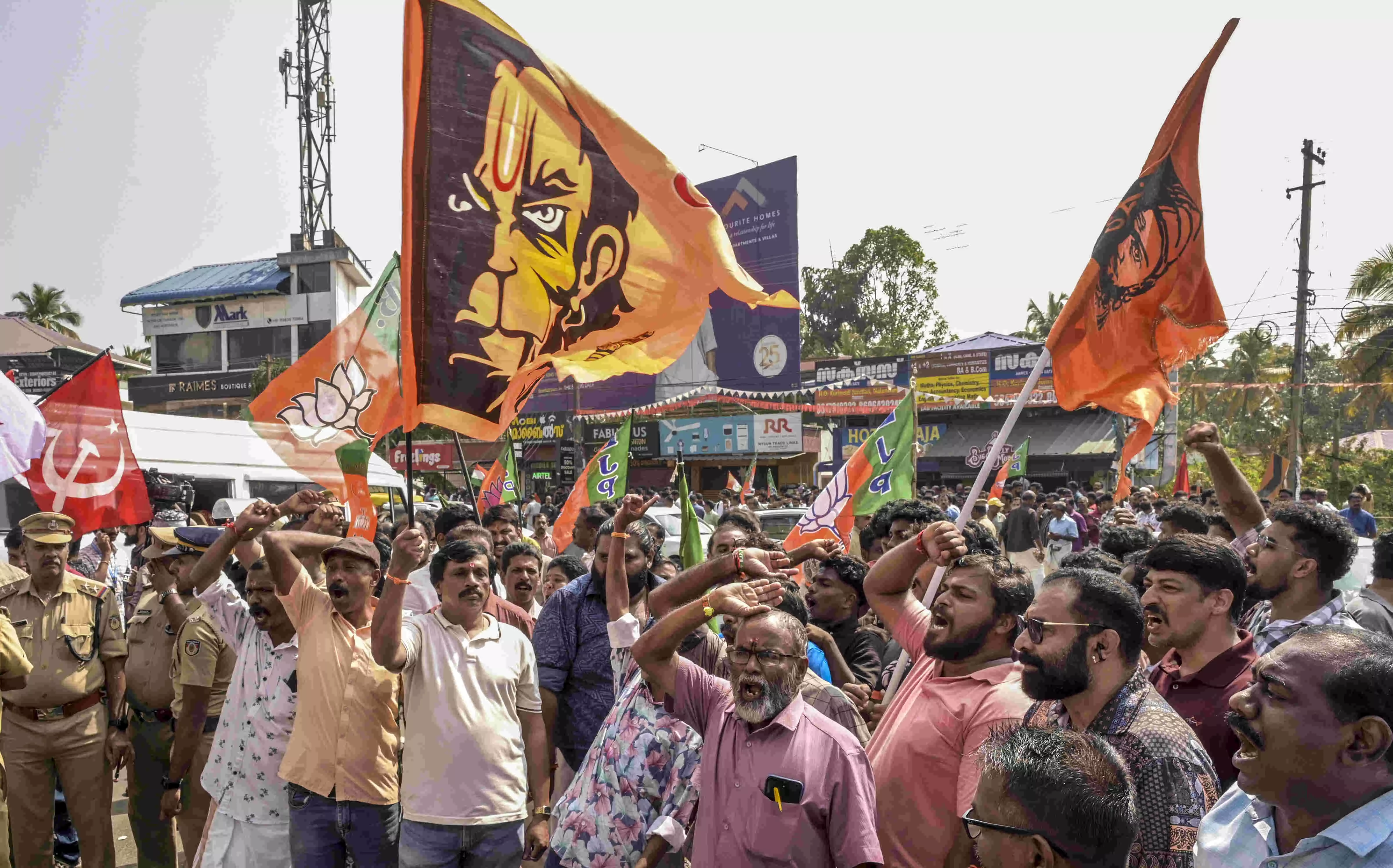 Lotus blooms in Kerala capital as BJP snatches Thiruvananthapuram Corporation from LDF Lotus blooms in Kerala capital as BJP snatches Thiruvananthapuram Corporation from LDF