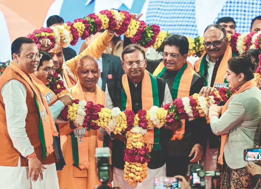 Union minister Pankaj Chaudhary takes charge as UP BJP president Union minister Pankaj Chaudhary takes charge as UP BJP president
