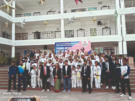 Techno inter-school Taekwondo Championship 2025 held in Siliguri Techno inter-school Taekwondo Championship 2025 held in Siliguri