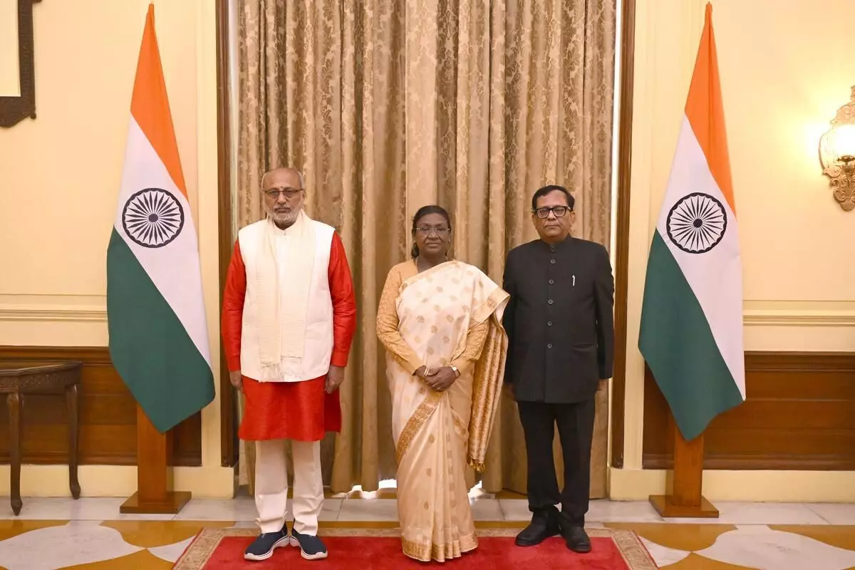 Ex-bureaucrat Raj Kumar Goyal sworn in as Chief Information Commissioner Ex-bureaucrat Raj Kumar Goyal sworn in as Chief Information Commissioner