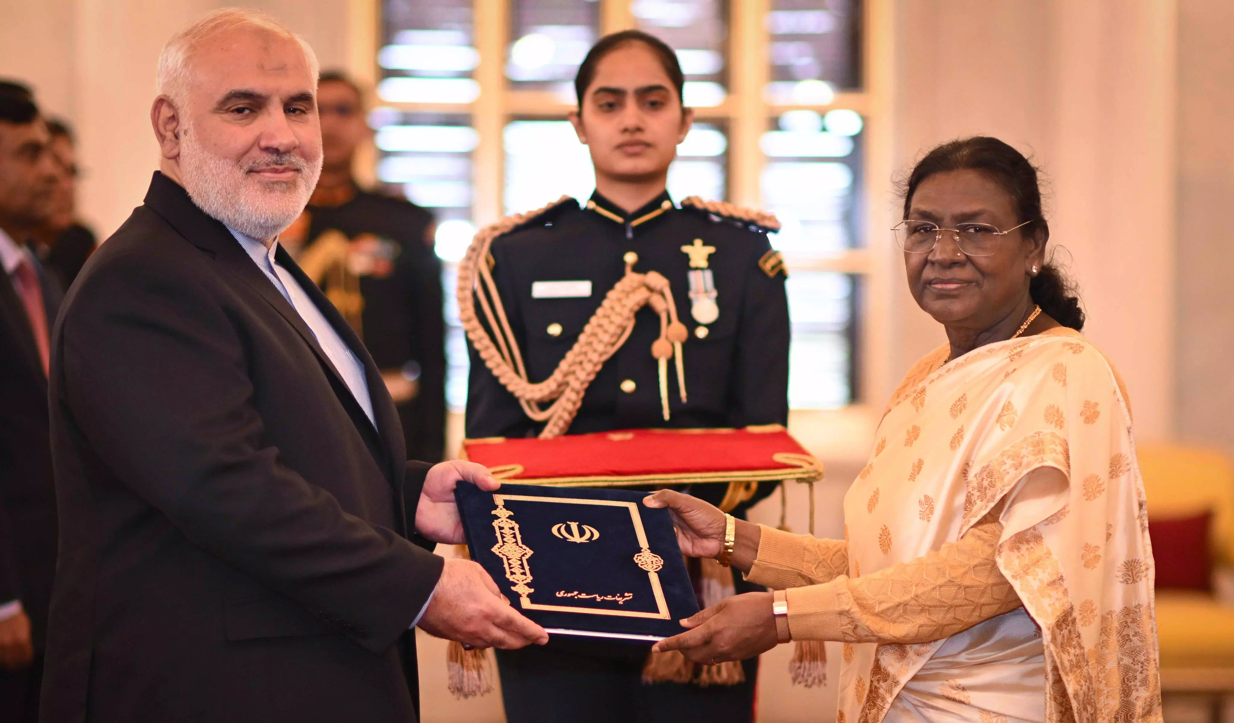 Envoys of three nations, including Iran, present credentials to President Murmu