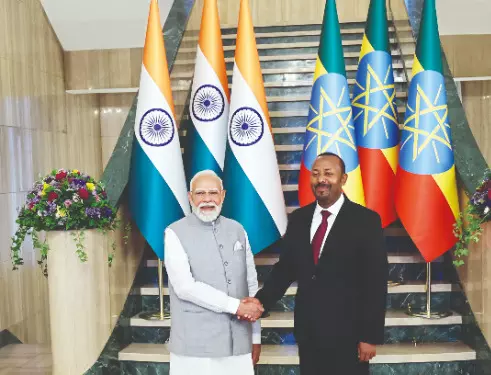 India and Ethiopia elevate ties to strategic partnership India and Ethiopia elevate ties to strategic partnership