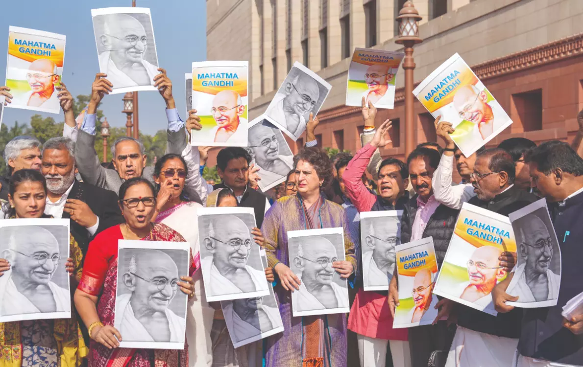 Amid Oppn protests, new Bill on rural jobs introduced in LS Amid Oppn protests, new Bill on rural jobs introduced in LS