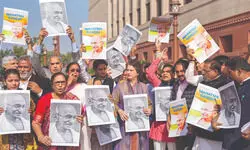 Amid Oppn protests, new Bill on rural jobs introduced in LS Amid Oppn protests, new Bill on rural jobs introduced in LS