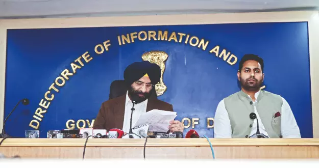 Minister Sirsa: AAP polluting deliberately Minister Sirsa: AAP polluting deliberately