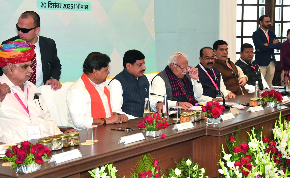 Khattar stresses centre–state unity to fulfil PM Modi’s India@2047 goal Khattar stresses centre–state unity to fulfil PM Modi’s India@2047 goal