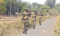 Malda: Security tightened along int’l border amid unrest in B’desh