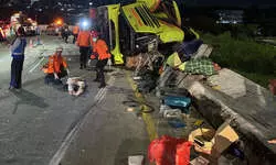 Passenger bus crash in Indonesia kills at least 16 people, official says
