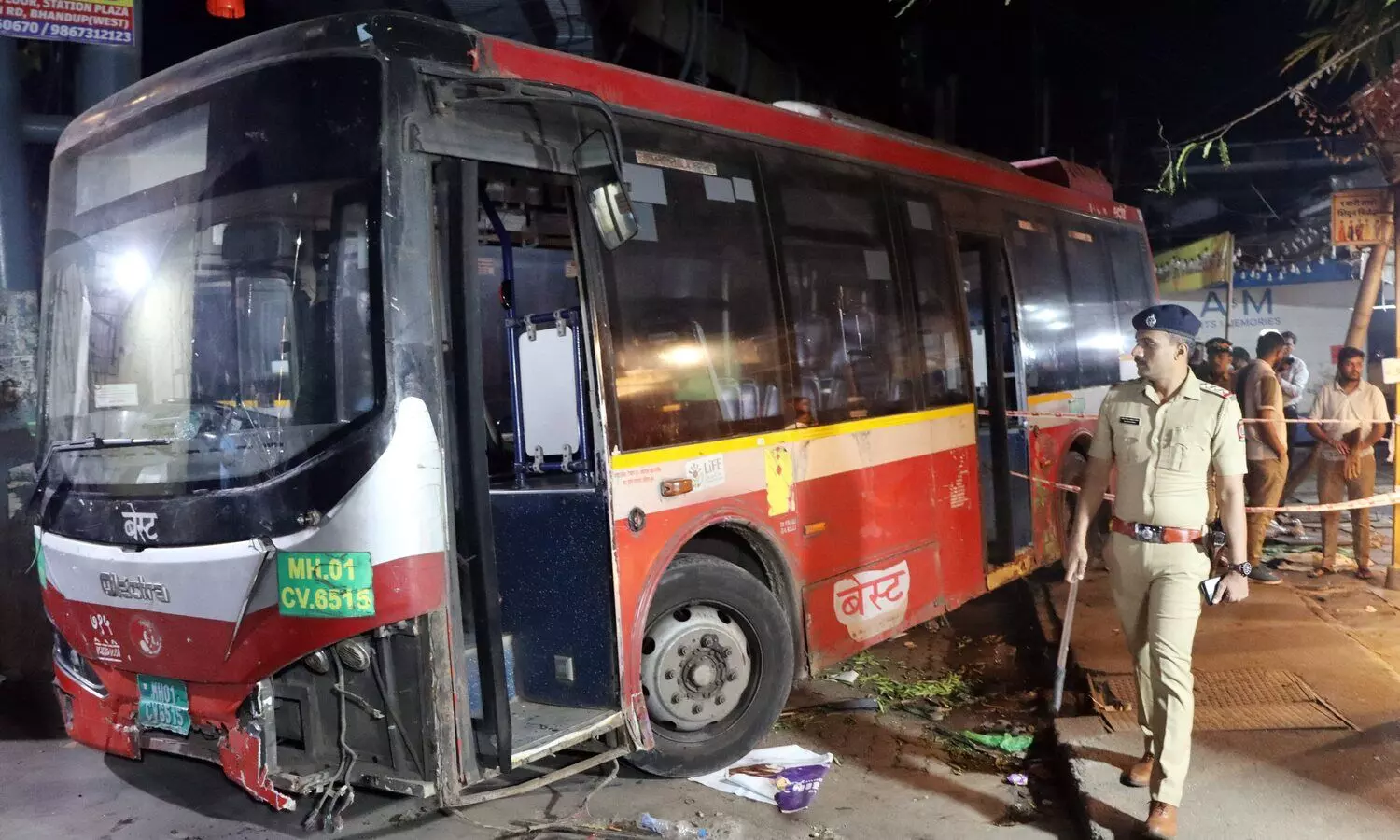 Four killed, 9 hurt as reversing BEST bus crashes into pedestrians in Mumbais Bhandup