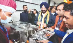 Min Sirsa opens 2nd Atal Canteen