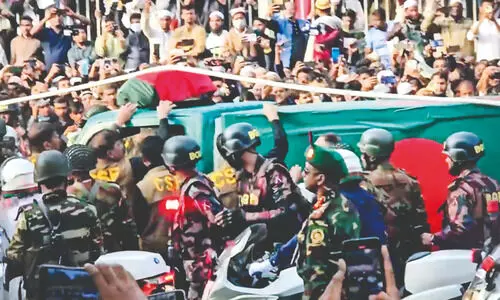 Khaleda Zia laid to rest as thousands gather to bid farewell to BNP leader