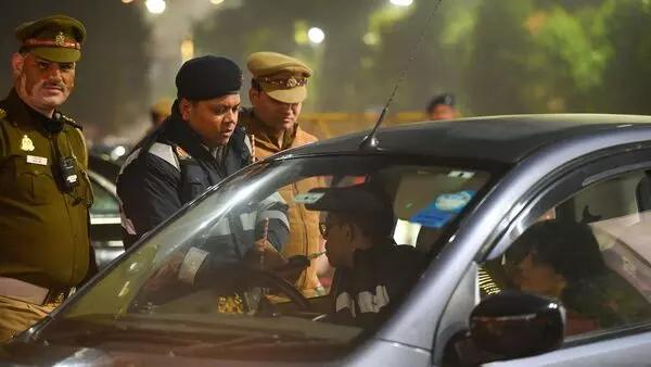 868 drunken driving challans issued on New Years Eve in Delhi