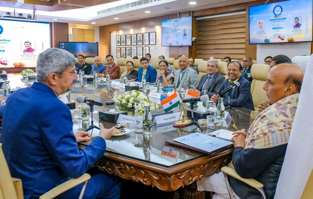 DRDO will play crucial role in creation of Sudarshan Chakra: Rajnath