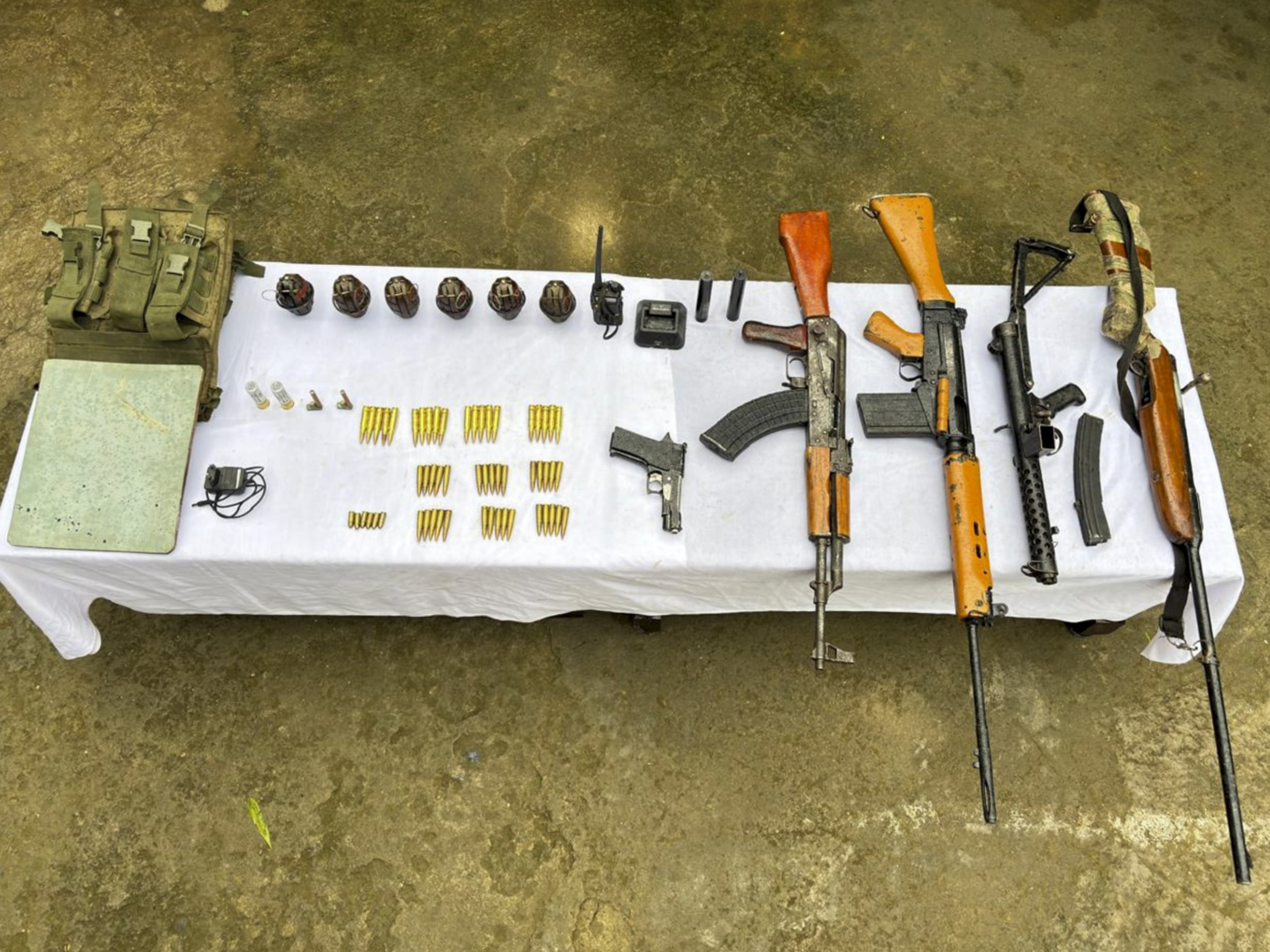 Arms, large cache of explosives seized in Manipurs Kakching