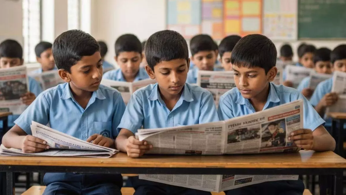 Rajasthan mandates newspaper reading in government schools Rajasthan mandates newspaper reading in government schools