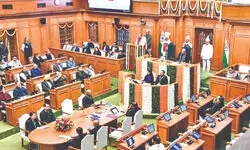 L-G VK Saxena addresses House as Delhi Assembly’s winter session gets under way
