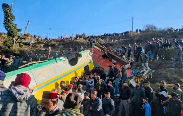 12 killed, 35 injured as private bus falls into 500 feet deep gorge in Himachals Sirmaur