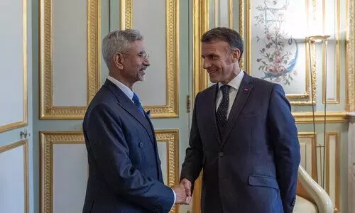 Jaishanakar meets French President Macron, appreciates positive sentiments for strategic partnership
