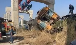 Construction crane falls on passenger train in northeastern Thailand, killing at least 22 people