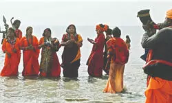 Gangasagar sees first organised stay of Kinnar sadhus at the mela