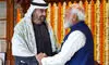 PM gifts ornate wooden swing, Pashmina shawl to UAE Prez Al Nahyan