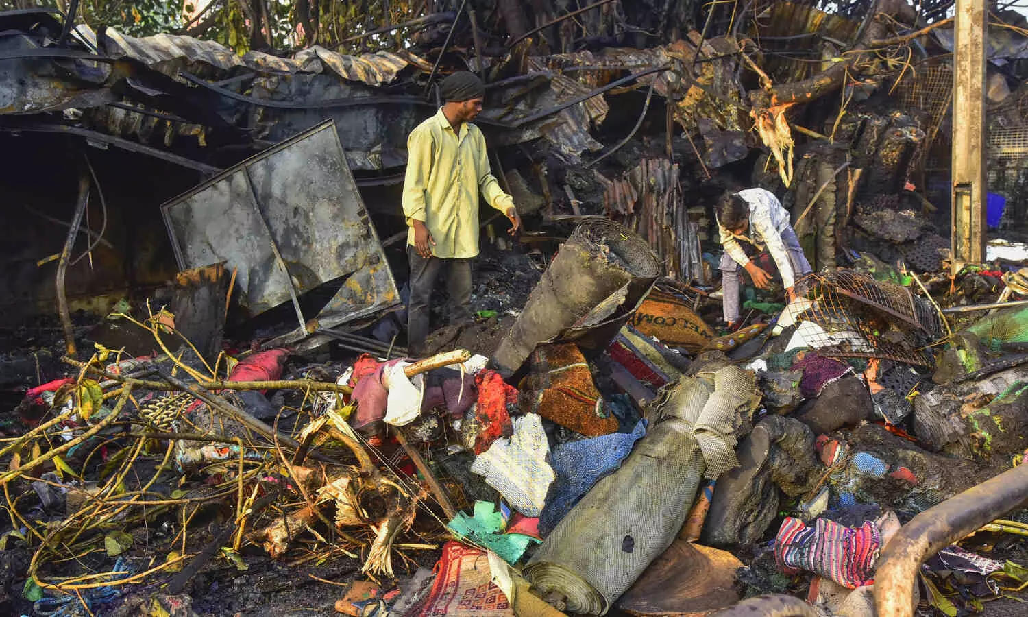Massive fire destroys over 40 shops at Unit-1 Market in Bhubaneswar