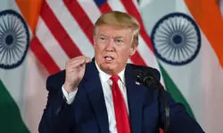 Trump lands in Switzerland after delay caused by switching aircraft