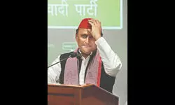 ‘Adharmic’: Akhilesh slams BJP over Shankaracharya row