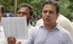 BRS leader Rama Rao appears before Telangana Police SIT in phone tapping case BRS leader Rama Rao appears before Telangana Police SIT in phone tapping case