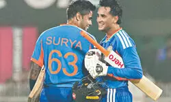 Abhishek, Surya blaze fifties as India hammer NZ to seal T20I