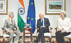 Jaishankar hopeful of new phase in India-EU ties as Antonio Costa, von der Leyen arrive Jaishankar hopeful of new phase in India-EU ties as Antonio Costa, von der Leyen arrive