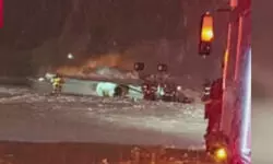 US: FAA says 7 killed, 1 survived jet crash in snow in Maine