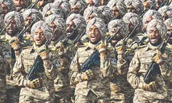 Bhairav Battalion, Suryastra and mounted 61 Cavalry in combat gear Bhairav Battalion, Suryastra and mounted 61 Cavalry in combat gear