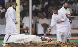 Ajit Pawars family collects his ashes a day after cremation