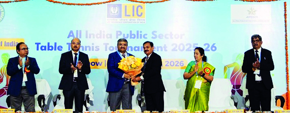 LIC hosts all India public sector Table Tennis Tournament 2025-26